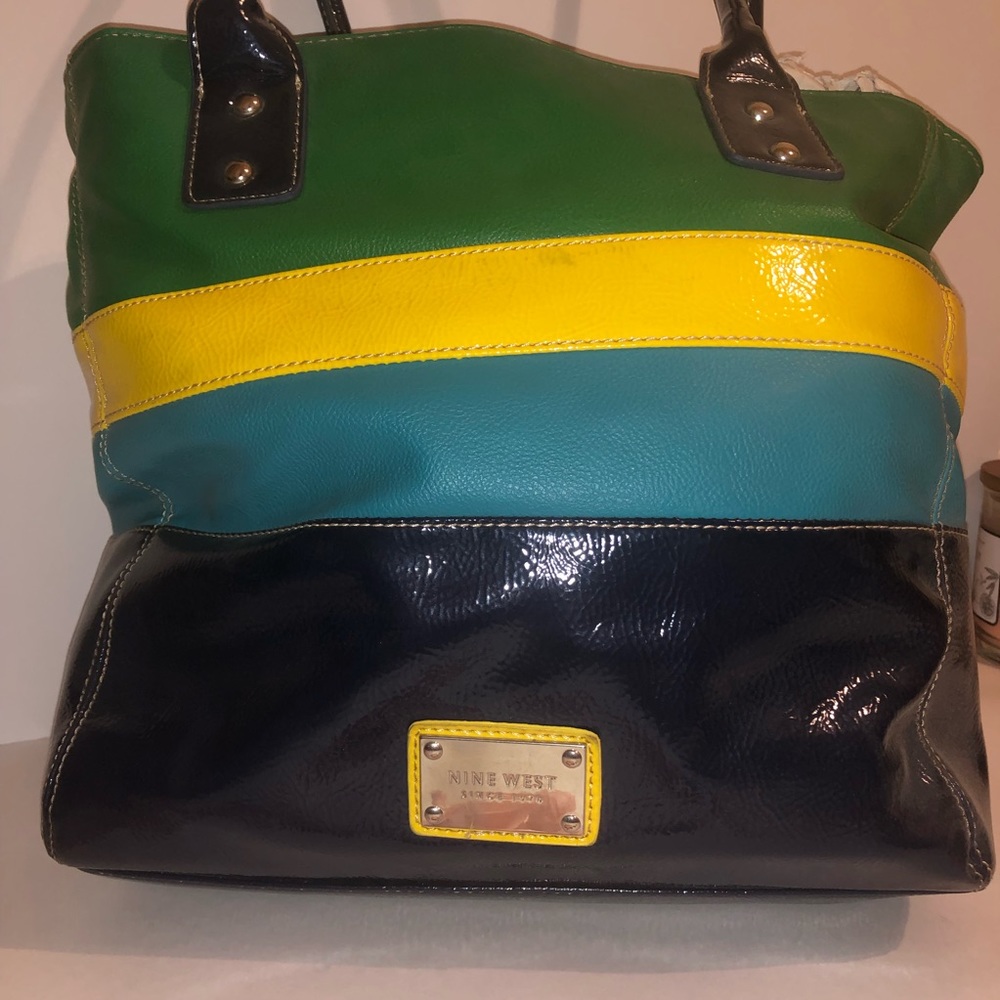 Colorful Nine West Tote Bag